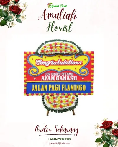 Bunga Papan Congratulation di Battang Barat